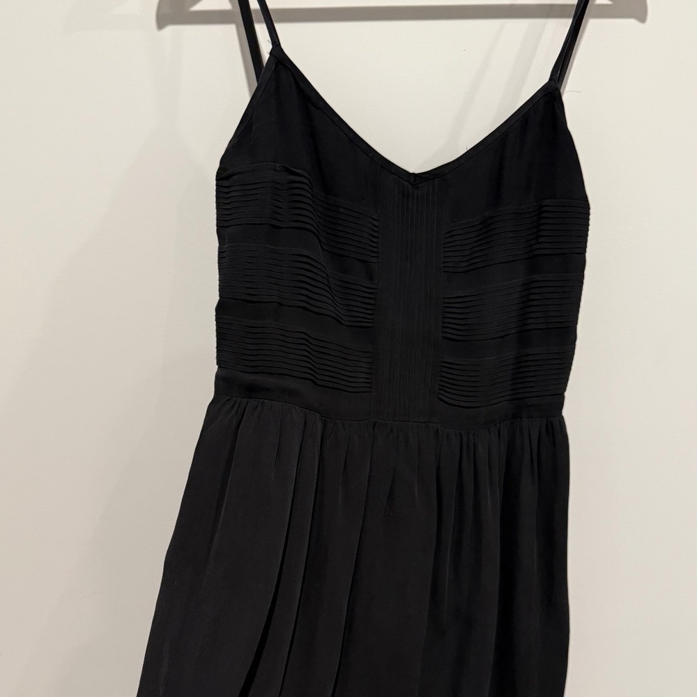 Derek Lam 10 Crosby black silk dress